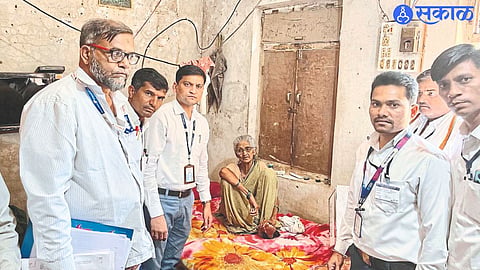 Polling officers reached the homes of senior citizens on Friday to take their votes in the 'Home Voting' initiative.