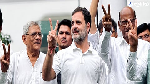 lok sabha election result update 2024 nda defeated in Ayodhya and Amethi Congress win maharashtra