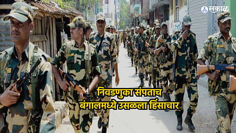 west bengal violence desi bomb drown in tmc leader house bjp leader beaten
