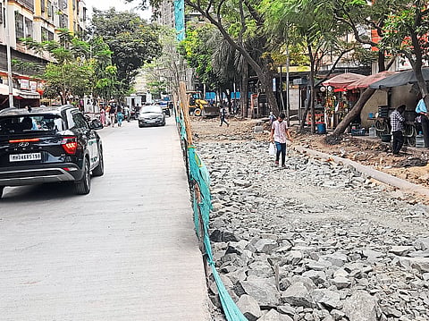 पावसाच्या तोंडावर रस्त्यांची दुरवस्था कायम