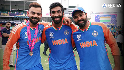 Virat Kohli, Jasprit Bumrah, Rohit Sharma