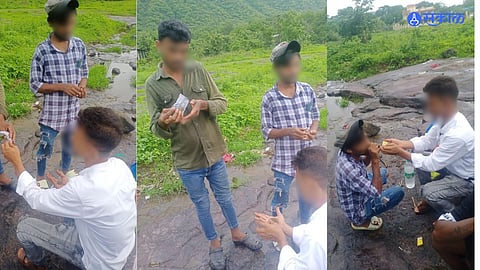 Kalyan Drugs: मलंगगड परिसर नशेबाज तरुणांच्या विळख्यात, पुण्यानंतर कल्याणचे फोटो व्हायरल