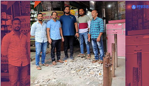 Ulhasnagar: अनेक कोचिंग क्लासेस असणाऱ्या साई आर्केड इमारतीच्या प्लॅस्टरचा भाग कोसळला !