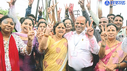 The victory of Kishore Darade, the candidate of the Nashik Teachers Constituency