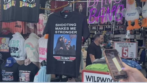 Donald Trump shooting T-shirts