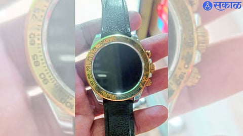 Changed look of the watch