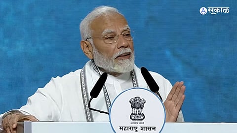 PM Narendra Modi : ''महाराष्ट्राला जगाचं आर्थिक केंद्र बनवण्याचं लक्ष्य'', मुंबईत पंतप्रधानांनी सांगितलं राज्याचं भविष्य