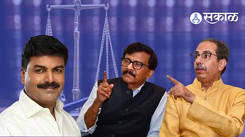 Rahul Shewale Uddhav Thackeray and Sanjay Raut