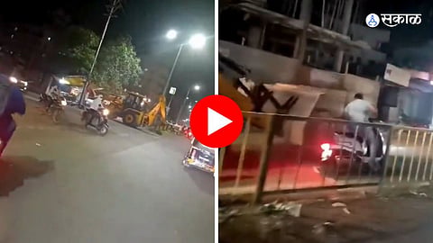 Latur JCB Accident Viral Video