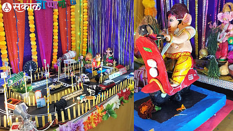 Ganpati decoration