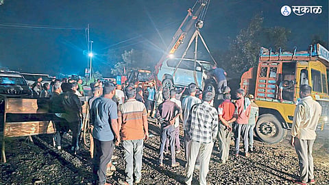 Sanjay Rathod's vehicle accident