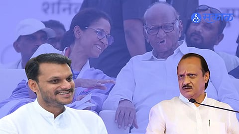 Yugendra Pawar and Ajit Pawar