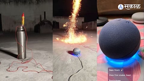 Alexa Firecrackers Viral Video Diwali Crackers