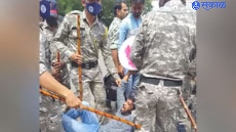 police assaulted