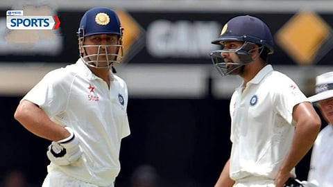 Rohit Sharma and MS Dhoni