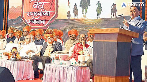 Narayana Rane emphasizes Maratha pride and the community's role in economic development while rejecting the Kunbi caste label, sparking discussions on social identity.