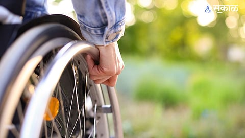 Disabled person Protest
