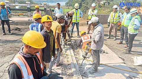 Japanese technology is being used in Karad to extend the Koyna Bridge's lifespan by 50 years, ensuring its durability for future generations.
