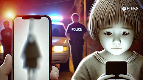 A Heartbreaking Moment of a Four-Year-Old Girl – Saw Her Mother's Lifeless Body on a Video Call, an Emotional and Serious Scene (Photo Credit: AI-Generated)