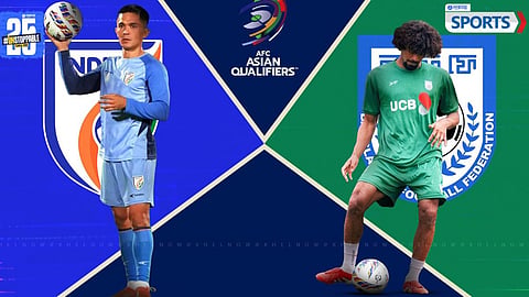India vs Bangladesh AFC Asian Cup 2027 Qualifiers