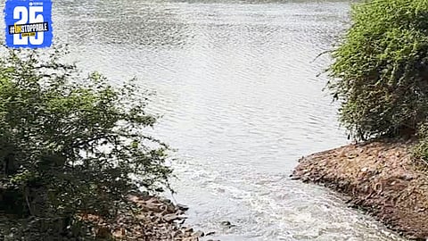 Sewage from Karad’s villages flowing into Krishna River—posing serious health and environmental risks.