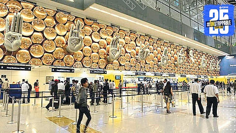 Delhi Airport achieves global recognition, ranked 9th by ACI based on passenger traffic.