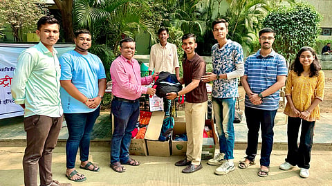 Clothing donation drive at VIIT concludes with enthusiasm.