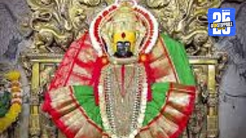 Thousands of devotees throng Kolhapur's Ambabai Temple despite heavy rains; ₹2.06 crore donated in just two months.