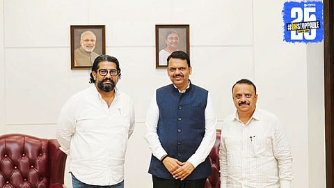 Patankar in a meeting with CM Eknath Shinde; BJP entry rumours spark political ripples in Satara.