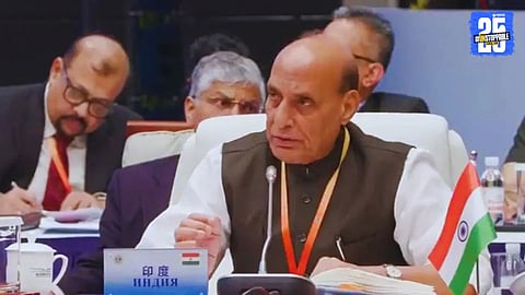 Indian Defense Minister Rajnath Singh