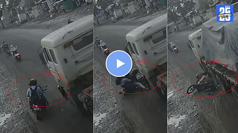 Video Two workers killed in bike trailer crash Pune