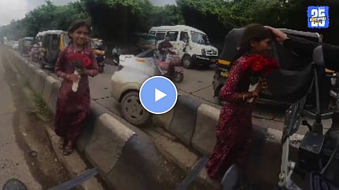 Rickshaw driver slaps poor girl selling flowers video viral