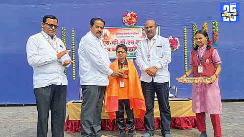 Proud achievement: Khushal tops his taluka in the scholarship exam and secures 29th position in the state merit list — a symbol of dedication and academic excellence.