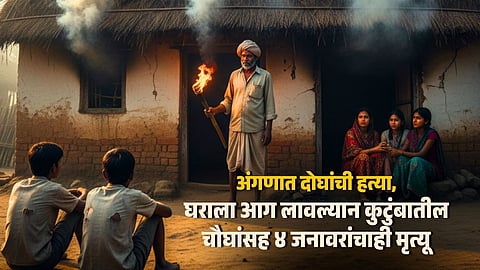 Uttar Pradesh Shocker Six Dead After Farmer Sets House on Fire
