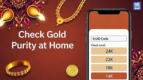 Gold purity check tips hallmark
