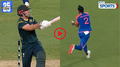 Arshdeep Singh takes Mitchell Marsh Catch Australia vs India 4th T20I