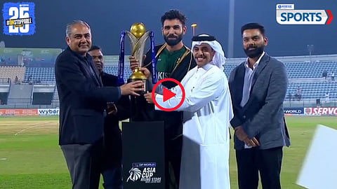 Mohsin Naqvi Presents Trophy as Pakistan A Win Asia Cup Rising Stars 2025