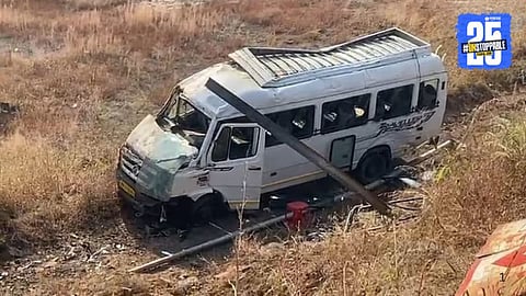Mumbai Goa national highway Accident of private bus