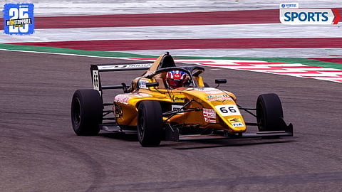 Ishaan Madesh at Madras International Circuit