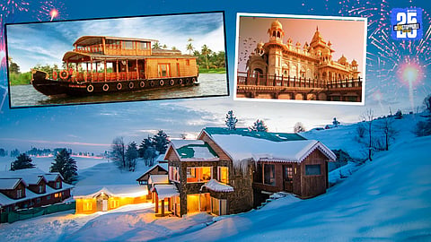 Offbeat New Year 2025 destinations in India to avoid crowds: hidden gems like Landour, Tirthan, Gokarna, Orchha, Ziro Valley.