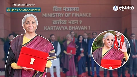 FM Nirmala Sitharaman Honors Tamil Heritage in Magenta Kanchipuram Saree