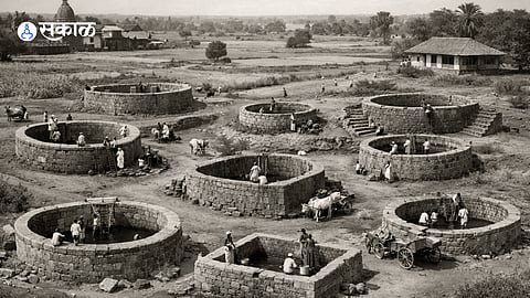 kolhapur water wells in British era