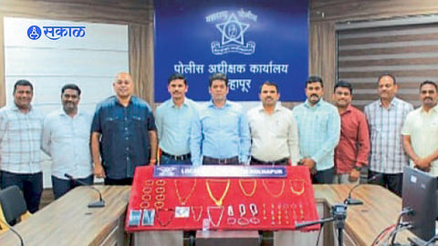police arrest car and gold theft case