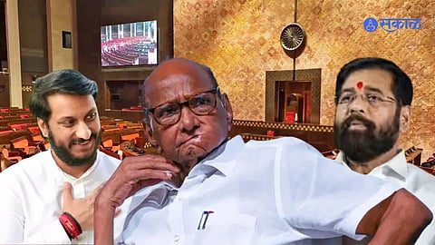 sharad pawar, Eknath Shinde, parth pawar