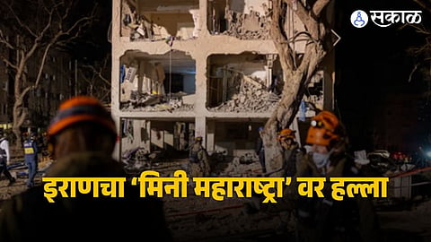 Missile strike aftermath in Dimona, Israel’s “Little India,” where over 100 people were injured following an Iran attack.