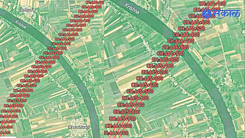 Shaktipeeth expressway alignment change map