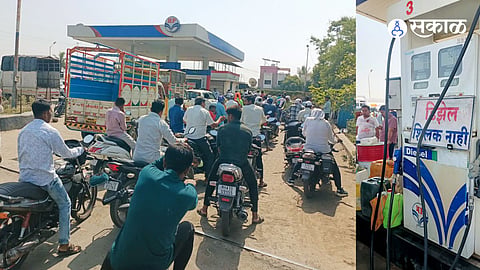 Fuel Crisis Hits Satana: Supply Cuts Lead to Dry Petrol Pumps Across Baglan