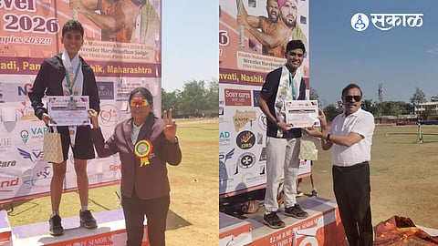 Silver Streak in Nashik: Rutuja Patere Shines with Multiple Medals in State Athletics