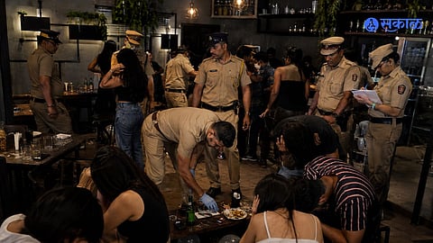 Kolhapur Cafe Illegal Raid birthday party