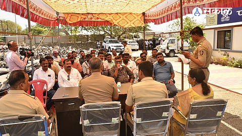 Record-Breaking Auction at Yavat Police Station: 309 Unclaimed Vehicles Sold